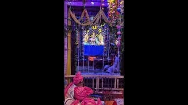 दमोह: देर रात शहर के घंटा घर स्थित देव रामकुमार हनुमान गड़ी मंदिर में ब्रज होली महोत्सव का हुआ आयोजन