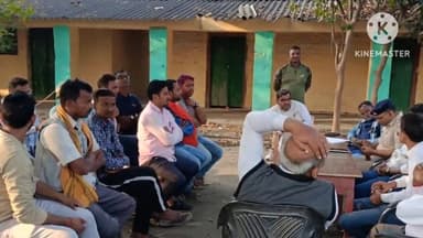 लकड़ी नबीगंज: लकड़ी नवीगंज थाने में होली पर्व को लेकर शांति समिति की हुई बैठक