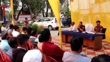 जमुनहा: पुलिस अधीक्षक ने थाना सोनवा में पीस कमेटी की मीटिंग कर सभी से शांतिपूर्ण ढंग से त्योहार मनाने की अपील की