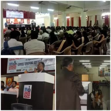 आज के कार्यक्रम में मुख्य अतिथि प्रसिद्ध पर्यावरणविद व राजकीय इंजीनियरिंग कॉलेज गोंडा के निदेशक प्रोफेसर गोविंद पाण्डेय जी ने जल के महत्व, उपयोगिता व उसके संरक्षण हेतु उद्बोधन दिया।