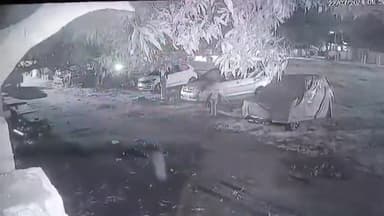 कांके: धुर्वा थाना क्षेत्र से कार हुई चोरी, सीसीटीवी कैमरे में कैद हुई चोरी की घटना