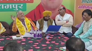 रामपुर: मंत्री सुरेश खन्ना ने रामपुर के BJP कार्यालय में भाजपा कार्यकर्ताओं के साथ की बैठक, रामपुर सीट को जीतने के दिए टिप्स