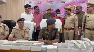 अमरोहा: हसनपुर में अवैध असलहा फैक्ट्री पकड़ी एक आरोपी गिरफ्तार, पुलिस कार्यालय में किया खुलासा