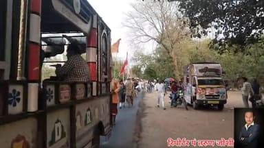 1100 दिन अखंड निराहार मां नर्मदा कि परिक्रमा कर रहे दादा गुरु का माखन नगर में हुआ भव्य स्वागत