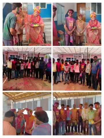 Some glimpses from Holi celebration in my town #Dausa #HappyHoli #2024Holi