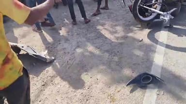 हमीरपुर: सुमेरपुर कस्बे में कार की टक्कर से बाइक सवार दो युवक हुये घायल