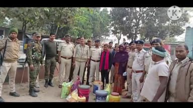 बगहा: भैरोगंज थाना पुलिस ने शराब के साथ तस्कर को किया गिरफ्तार