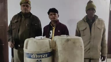 रामपुर: थाना पटवाइ पुलिस ने एक युवक को 40 लीटर अवैध शराब के साथ गिरफ्तार करके कोर्ट में किया पेश, कोर्ट ने युवक को भेजा जेल