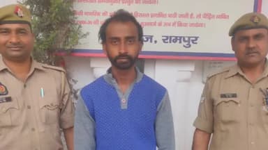 रामपुर: मोहल्ला बगीचा आमना के पास थाना गंज पुलिस द्वारा एक चाकू के साथ अभियुक्त को किया गया गिरफ्तार