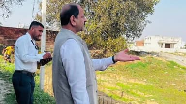 रायपुर रानी: बरवाला: ग्रामीण विकास विभाग के निदेशक और विशेष सचिव ने किया मौली गांव का दौरा