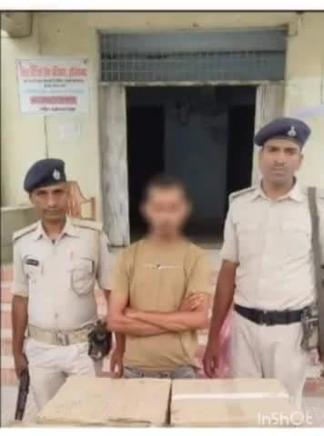 नबीनगर: नारायणपुर गांव के पास से पुलिस ने 34.56 लीटर टनाका शराब व मारुति सुजुकी कार के साथ एक तस्कर को किया गिरफ्तार