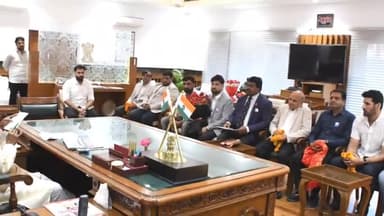 कैथल: किवानीज़ इंटरनेशनल इंडिया की टीम के सदस्य राजभवन हरियाणा में माननीय राज्यपाल बंडारू दत्तात्रेय से मिले