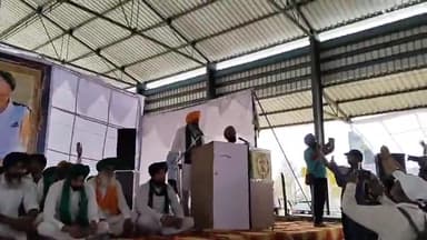 अम्बाला: बेटे की गिरफ्तारी को लेकर मोहड़ा मंडी में किसान नेता जय सिंह ने कहा- देश के लिए नवदीप काम आया, मेरे लिए गर्व की बात