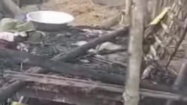 परसौनी: मदनपुर गांव में गैस रिसाव होने से घर में लगी आग तीन लोग झुलसे