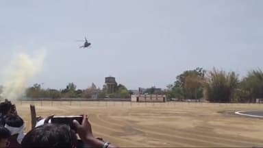 दमोह: कांग्रेस पार्टी के प्रदेश अध्यक्ष जीतू पटवारी हेलिकॉप्टर के माध्यम से पहुंचे दमोह, होमगार्ड हेलीपेड पर हुआ जोरदार स्वागत