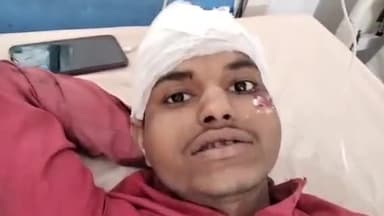 मुरादाबाद: कटघर थाना क्षेत्र में रेलवे क्रॉसिंग पार करते समय ट्रेन की चपेट मे आकर युवक हुआ घायल