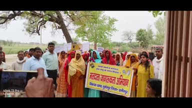 हमीरपुर: बांकी व बिलहड़ी में निकाली गई मतदाता जागरूकता रैली