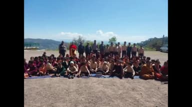 अर्की: अर्की के लड़ोग स्कूल में छात्रों को भूकंप से बचने के उपाय सिखाने के लिए आयोजित की गई मॉक ड्रिल,