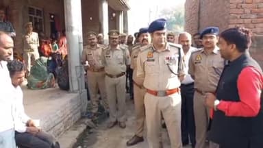 हरदोई: सुरसा में 2 किशोरियों के फांसी के फंदे पर शव मिलने के बाद मुआयना करने पहुंचे आईजी तरूण गावा, पीड़ित परिवार से की मुलाकात