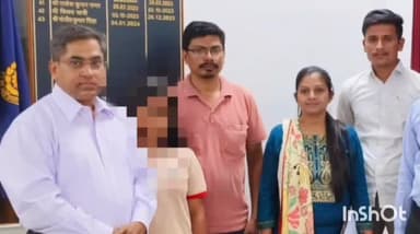 गुना नगर: पिता की डांट से नाराज होकर गुजरात सूरत से ट्रेन में बैठकर 15 वर्षीय नाबालिक लड़की पहुंची गुना पुलिस ने परिजनो को सौंपा