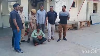 धौलपुर: शेरगढ़ किले के पास से
पुलिस जाप्ते पर हमले का ईनामी आरोपी गिरफ्तार