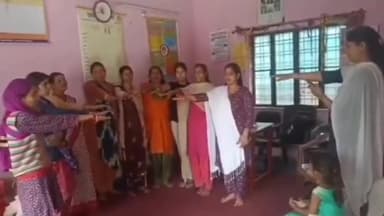 मदननेगी: मतदान प्रतिशत को बढ़ाने के लिए स्वीप कार्यक्रम के तहत मलेथा में पंचायती राज विभाग ने मतदाताओं को मतदान करने की दिलाई शपथ