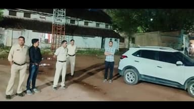 दमोह: शहर के लोकु में मुरम के अवैध परिवहन कर रहे एक डंपर को किया गया जब्त