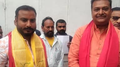 हज़ारीबाग: रामनवमी महासमिति अध्यक्ष जीतू यादव ने मनीष जायसवाल से की मुलाकात