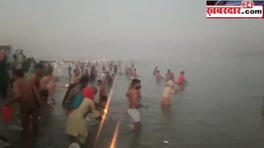 सोमवती अमावस्या पर गंगाधाम तिगरी में उमड़ रहा आस्था का सैलाब