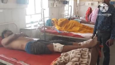 धौलपुर: निभी के ताल के समीप अनियंत्रित होकर टेंपो पलटा, टेंपो सवार पांच लोग गंभीर घायल