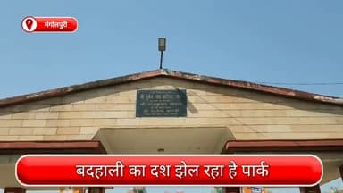 रोहिणी: मंगोलपुरी का पार्क झेल रहा है बदहाली का दंश, टूटे फुटपाथ और घूमते हुए नजर आते है पशु