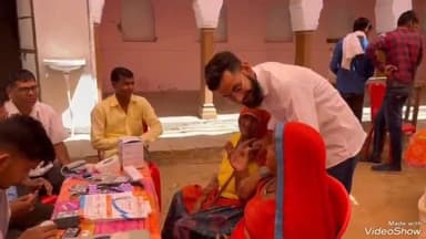 शाहपुरा: शाहपुरा कस्बे में निशुल्क चिकित्सा परामर्श एवं नेत्र शिविर का हुआ आयोजन