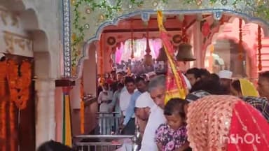 मुलाना: पहले नवरात्रे पर माता बाला सुंदरी मंदिर मुलाना पर श्रद्धालुओं की रही भारी भीड़,श्रद्धालु माता के चरणों मे हुए नतमस्तक