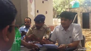 दावथ: दावथ थाना परिसर में ईद और रामनवमी को लेकर हुई शांति समिती की बैठक।