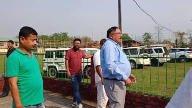 মাহমৰা: মাহমৰাৰ পাটসাঁকোত মুখ্যমন্ত্ৰীৰ নিৰ্বাচনী সভাৰ প্ৰস্তুতিৰ বুজ ল'লে কেবিনেট মন্ত্ৰী যোগেন মহনে