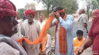 शाहपुरा: अमरसर में भाजपा के प्रदेश प्रवक्ता का ग्रामीणों ने किया स्वागत