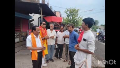 विदिशा नगर: शिवसेना लोकसभा प्रत्याशी ने आज सांची सलामतपुर में जनसंपर्क किया