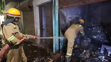 कानपुर: चकेरी के लालबंगला में घर में लगी आग,फायर ब्रिगेड ने पाया आग पर काबू