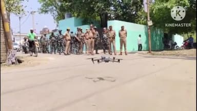 अमरोहा: अमरोहा ईदगाह पर ड्रोन कैमरे से नमाज के दौरान पुलिस रखेगी नजर, भारी संख्या में एसपी ने पुलिस की तैनात