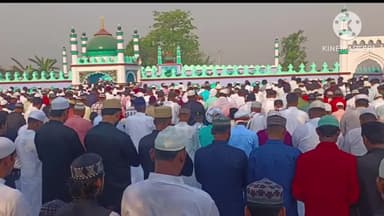 बड़हरिया: बड़हरिया प्रखंड क्षेत्र की विभिन्न मस्जिदों पर मुस्लिम समुदाय के लोगों ने ईद पर्व पर अदा की नमाज़, पुलिस बल रहा तैनात