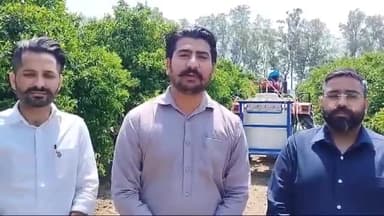 ਦਸੂਆ: ਪਿੰਡ ਮਸੀਤਪਾਲ ਕੋਟ ਵਿਖੇ ਬਾਗਬਾਨੀ ਵਿਭਾਗ ਟੀਮ ਨੇ ਦਿੱਤੀ ਬਾਗਬਾਨਾਂ ਨੂੰ ਸਿਖਲਾਈ