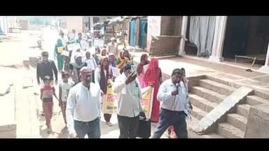 हमीरपुर: कलौलीतीर व बरदहा में निकाली गई मतदाता जागरूकता रैली