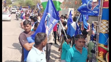 सुनेल: हेमड़ा में रैली निकालकर हर्षोल्लास के साथ मनाई गई डॉ॰ भीमराव अंबेडकर की जयंती