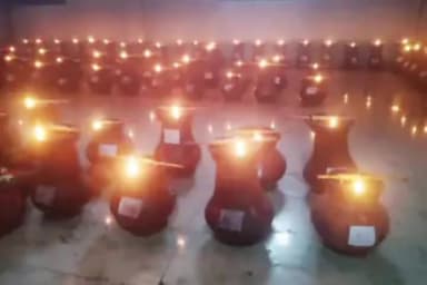 डौण्डीलोहारा: दंतेश्वरी मंदिर जुन्नापानी में 112 ज्योति कलश प्रज्वलित