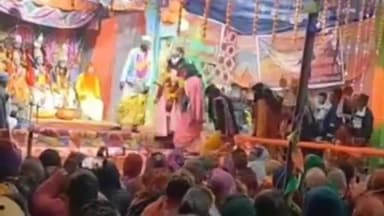 चाकीसैण: किमवाड़ी में तृतीय दिवस पर राम सीता के स्वयंवर में उमड़ी भीड़