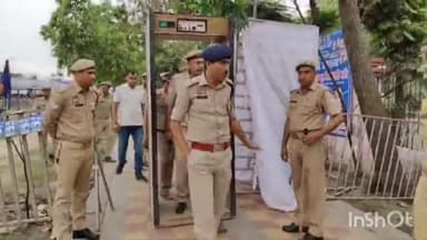 मुज़फ्फरनगर: महावीर चौक स्थित जीआईसी मैदान में पूर्व मुख्यमंत्री मायावती की रैली को लेकर एसपी सिटी ने किया निरीक्षण