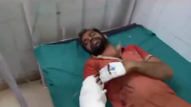 गंगापुर: गंगापुर सिटी के ट्रक यूनियन पर तेल निकालने की मशीन में हाथ आने से एक युवक हुआ घायल, जयपुर रेफर