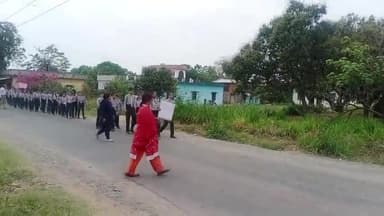 मतदाता जागरूकता रैली - सनराइज पब्लिक स्कूल बजूनियाहल्दू