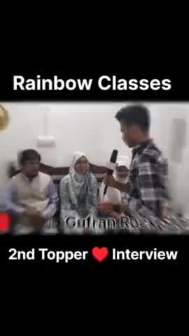 Matric Topper students interview