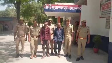 आज़मगढ़: ग्राम गजहड़ा मोड़ से अवैध तमन्चा कारतूस के साथ 02 अभियुक्त गिरफ्तार, 02 अवैध असलहा व 02 जिन्दा कारतूस बरामद